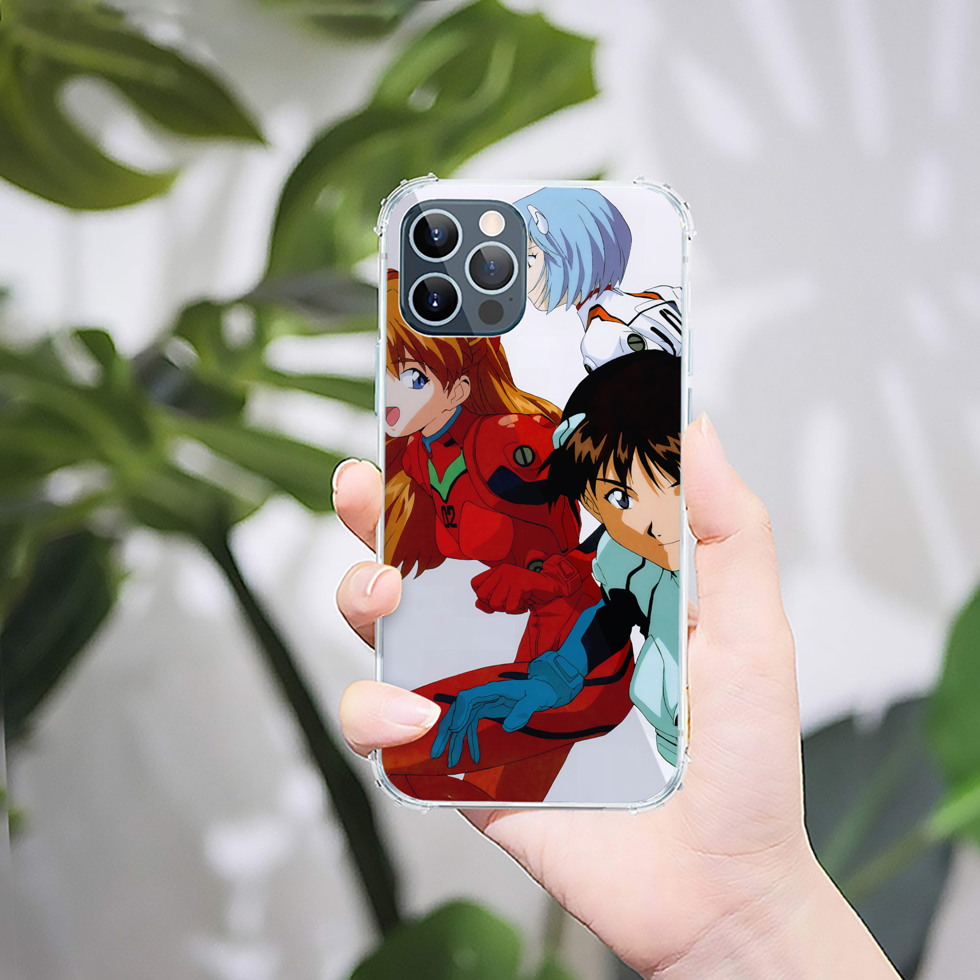 （画像用） EVA 新世紀エヴァンゲリオン 【iPhone 12シリーズ対応】透明スマホケース（クリアソフトケース）